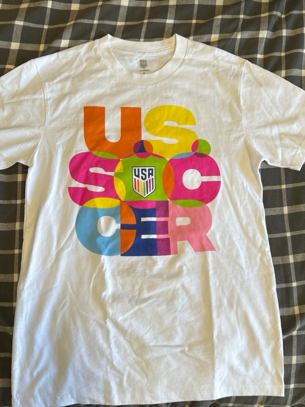 USA Soccer Graphic Short Sleeve Tee - White